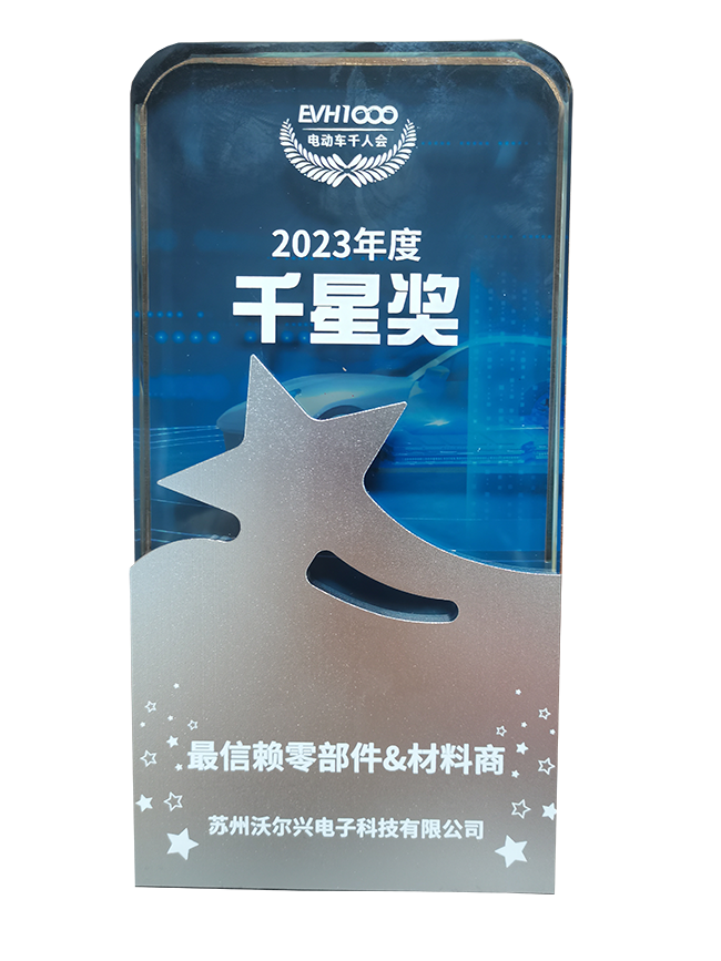 豪门国际荣获“EVH2023年度最信赖零部件&材料商”和“千星奖”