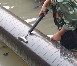 辐照交联热缩带在燃气管道防腐中的应用 辐照交联热缩带在燃气管道防腐中的应用